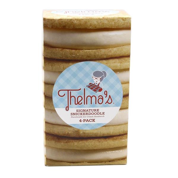Thelma's Signature Snickerdoodle Ice Cream Sandwich 4Ct | Hy-Vee