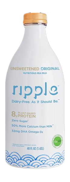 Ripple Unsweetened Original - Nutritious Pea Milk | Hy-Vee ...