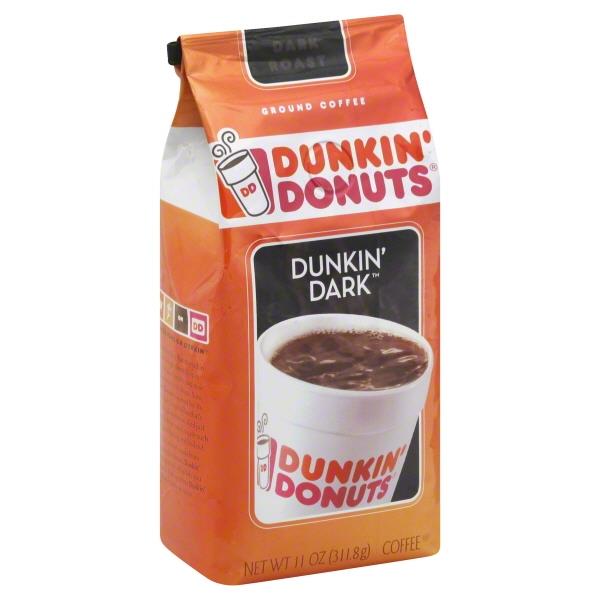 Dunkin Donuts Dunkin Dark Dark Roast Ground Coffee HyVee Aisles Online Grocery Shopping