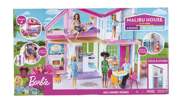 barbie malibu house walmart