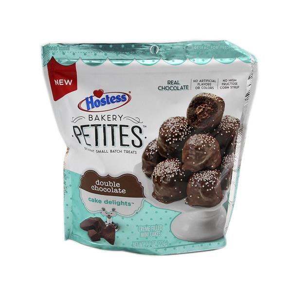 Hostess Bakery Petites Double Chocolate Cake Delights HyVee Aisles