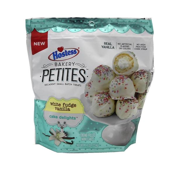 Hostess Petites White Fudge Vanilla Cake Delights HyVee Aisles