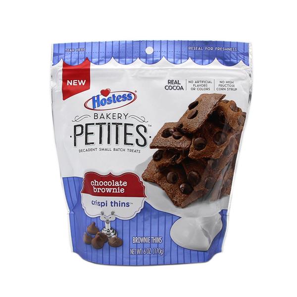 Hostess Bakery Petites Chocolate Brownie Crispi Thins HyVee Aisles