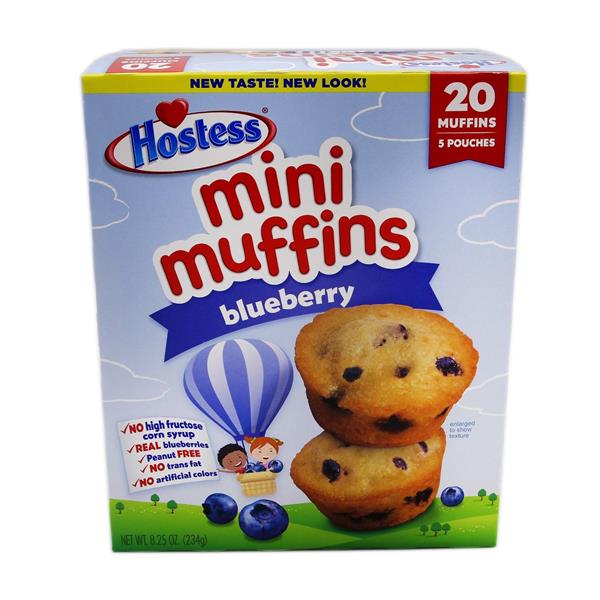 Hostess Mini Muffins Blueberry | Hy-Vee Aisles Online Grocery Shopping