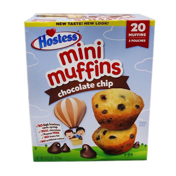 Hostess Mini Muffins Chocolate Chip HyVee Aisles Online Grocery Shopping