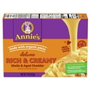 Annie's Deluxe Rich & Creamy Shells & Aged Cheddar Pasta & Cheese Sauce