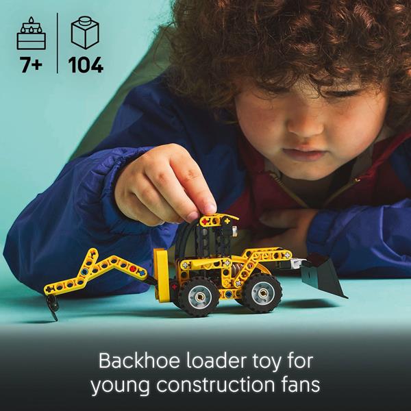 LEGO Technic Backhoe Loader Construction Toy 42197 | Hy-Vee Aisles