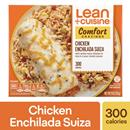Lean Cuisine Frozen Meal Chicken Enchilada Suiza, Comfort Cravings Microwave Meal, Frozen Chicken and Rice Dinner, Frozen Dinner for One