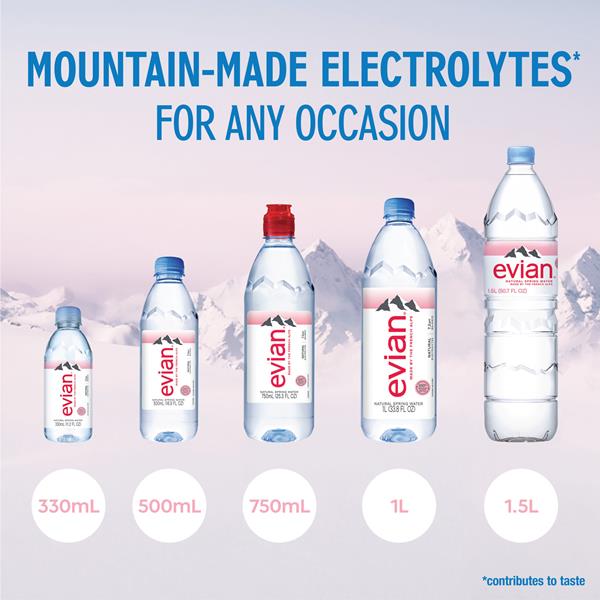 evianページ evian Natural Spring Water Bottles - 6-1 Liter - shaws