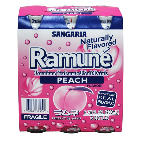 Ramune Peach Sangaria, 6 Pack | Hy-Vee Aisles Online Grocery Shopping