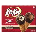 Kit Kat Frozen Dairy Dessert Cones, Wafer With Fudge & Chocolate Wafer