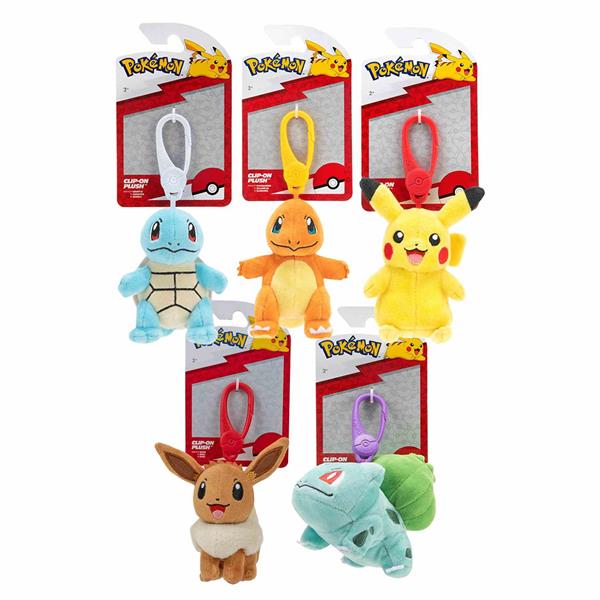 Pokemon Plush Clip on Assortment | Hy-Vee Aisles Online Grocery Shopping
