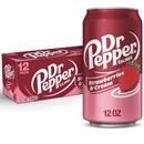 Dr Pepper Strawberries and Cream Soda, 12 fl oz cans, 12 Pack