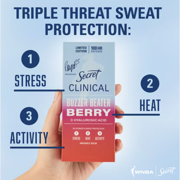 Secret Clinical Buzzer Beater Berry Invisible Solid | Hy-Vee Aisles ...