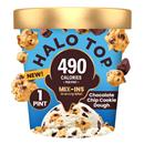Halo Top Chocolate Chip Cookie Dough Light Ice Cream Pint
