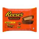 REESE'S Milk Chocolate Snack Size Peanut Butter Cups, Candy Bag