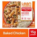 Lean Cuisine Frozen Meal Baked Chicken, Protein Kick Microwave Meal, Microwave Chicken Dinner, Frozen Dinner for One