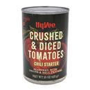 Hy-Vee Chili Starter, Crushed & Diced Tomatoes