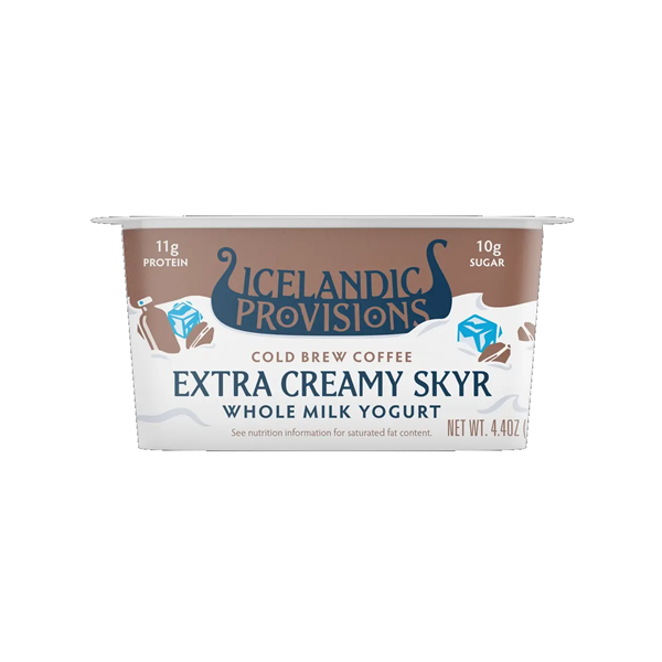 Icelandic Provisions Extra Creamy Skyr Cold Brew Coffee Yogurt