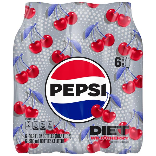 へいへい Diet Pepsi Wild Cherry 6 Pack | Hy-Vee Aisles Online Grocery Shopping