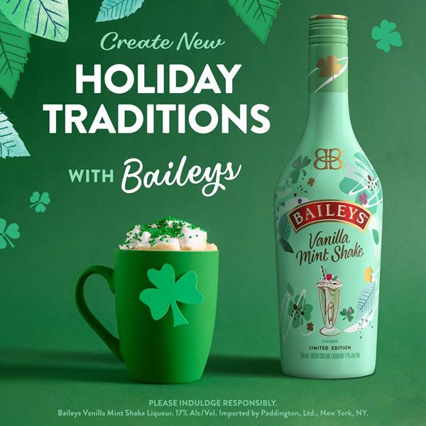 Baileys Vanilla Mint Shake Irish Cream Liqueur | Hy-Vee Aisles