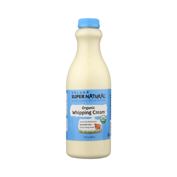 Organic Whipping Cream, Non-Homogenized