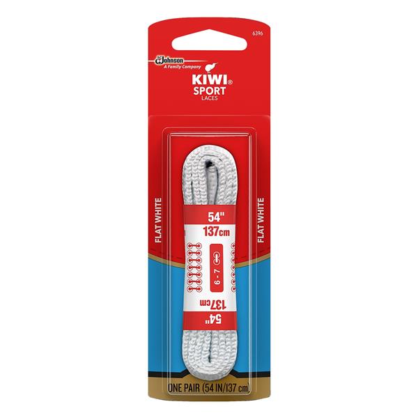Kiwi Sport Laces Flat White 54