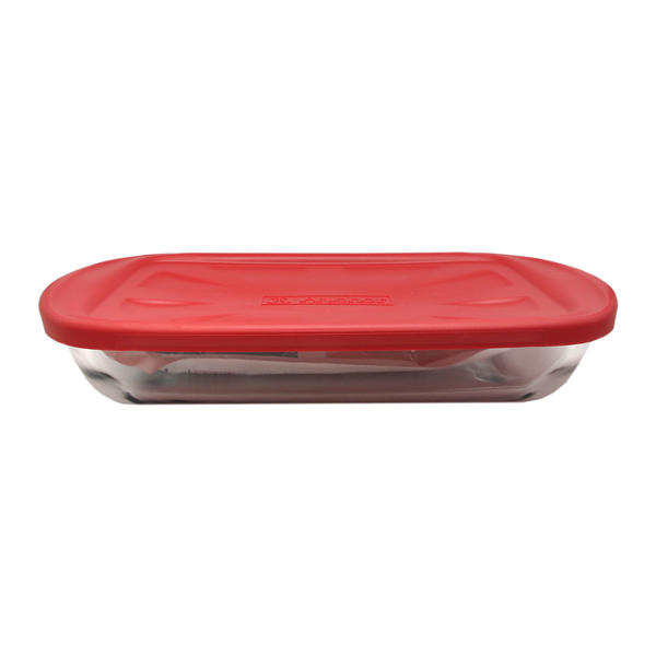 Pyrex Baking Dish, Deep Glass, 5 qt, with Lid