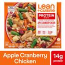 Lean Cuisine Frozen Meal Apple Cranberry Chicken, Protein Kick Microwave Meal, Microwave Chicken Dinner, Frozen Dinner for One