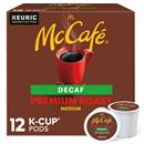 McCafe Premium Roast Decaf Coffee, Single Serve Keurig K-Cup Pods, Decaffeinated, 12 Count