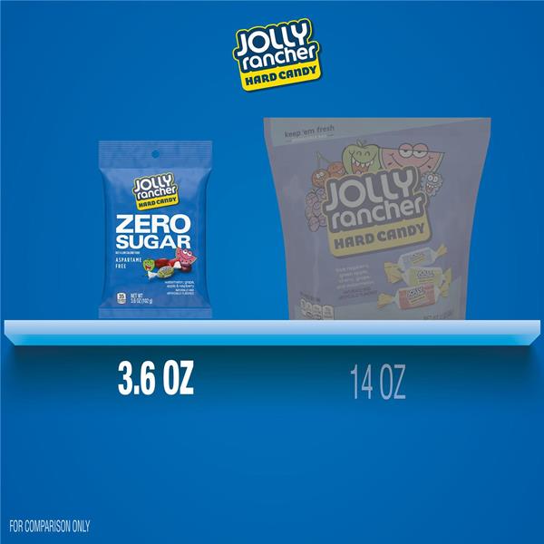 Jolly Rancher Zero Sugar Assorted Fruit Flavored Hard Candy Bag