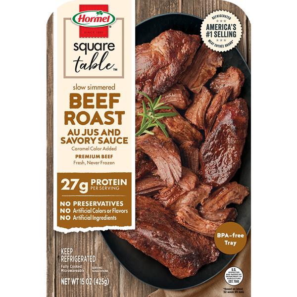 HORMEL SQUARE TABLE Slow Simmered Beef Roast Au Jus