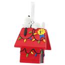 Hallmark Peanuts Snoopy on Decorated Dog House Christmas Ornament