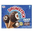 Drumstick Cookie Dipped Vanilla, Vanilla Fudge, Vanilla Caramel Cones Variety Pack