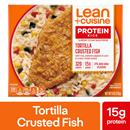 Lean Cuisine Frozen Meal Tortilla Crusted Fish, Protein Kick Microwave Meal, Microwave Fish Dinner, Frozen Dinner for One