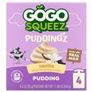 GoGo Squeez Pudding, Vanilla, 4-3 oz Pouches