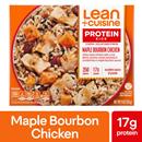 Lean Cuisine Frozen Meal Maple Bourbon Chicken, Protein Kick Microwave Meal, Microwave Chicken Dinner, Frozen Dinner for One