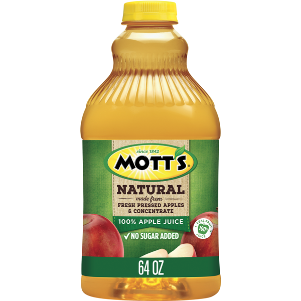 Mott's 100 Original Apple Juice Bottle 64OZ - Order Online for