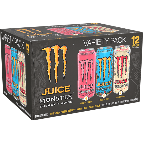 Big Energyアソート×1 wacky mart×1 Monster Jam Official Sparkle Smash Toy Monster Truck with