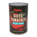 Hy-Vee No Salt Added Diced Tomatoes