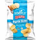 Ruffles Simply Potato Chips Sea Salt
