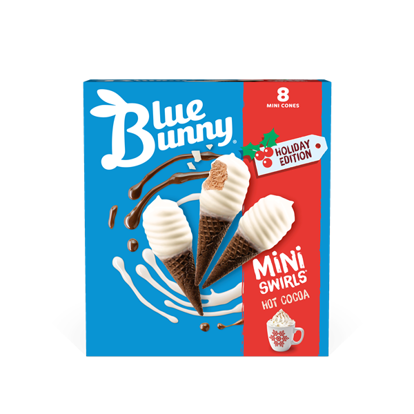 Blue Bunny Mini Swirls Hot Cocoa Cones | Hy-Vee Aisles Online