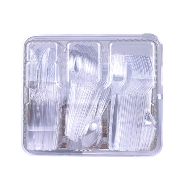 Simple64 Forks HyVee Clear Assorted Cutlery (64 Forks, 64 Spoons, 64 Knives) | Hy-Vee ...