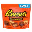 REESE'S Miniatures Milk Chocolate Peanut Butter Cups, Candy Family Pack