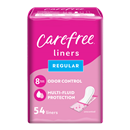 Carefree Panty Liners, Regular Liners, Wrapped, Unscented