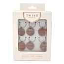 Twine Living Co Holiday Wine Charms