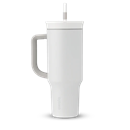 Owala 40oz Stainless Steel Straw Tumbler in Shy Marshmallow