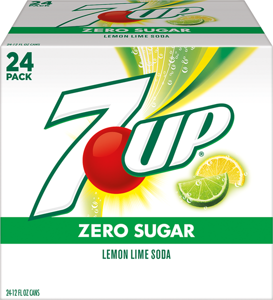 7UP Zero Sugar Lemon Lime Soda, 24Pk | Hy-Vee Aisles Online