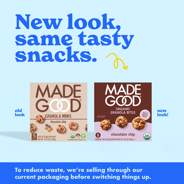 MadeGood Chocolate Chip Granola Bites, 5-0.85 oz Packs | Hy-Vee