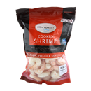 Fish Market Cooked Shrimp Tail On, Peeled & Deveined 26-30 Ct